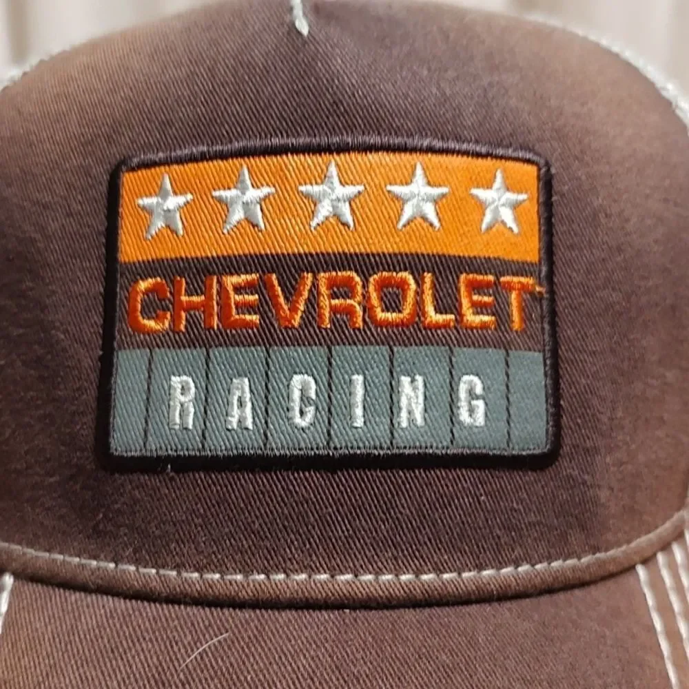 Chevrolet Racing Trucker Snapback Hat - New